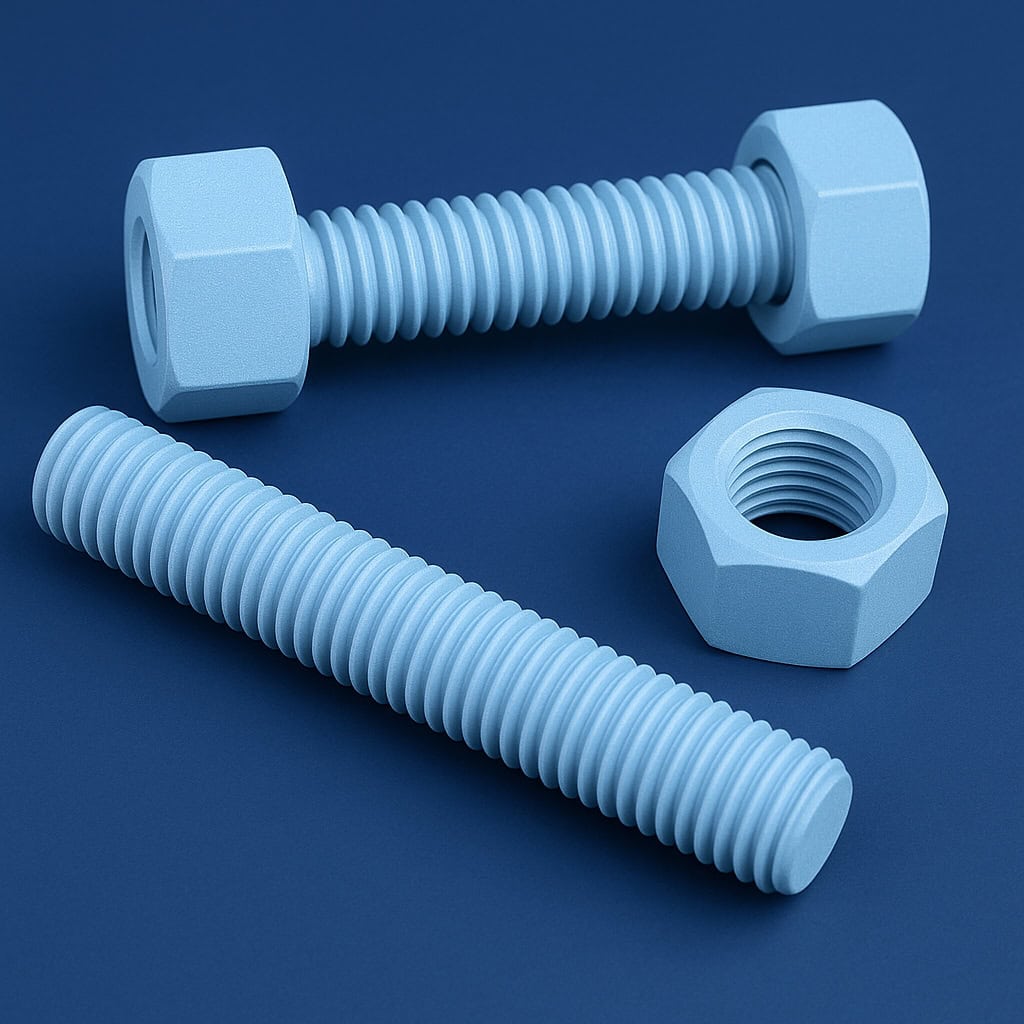 Studbolts, Nuts, Washer ASME ANSI B16.5 B7 Xylan und Xylar beschichtet